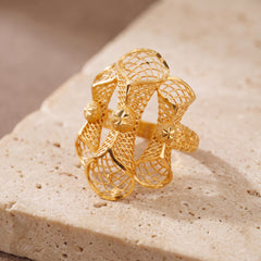 3D RP Rings (D54) on travertine