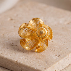 3D RP Rings (D62) on travertine