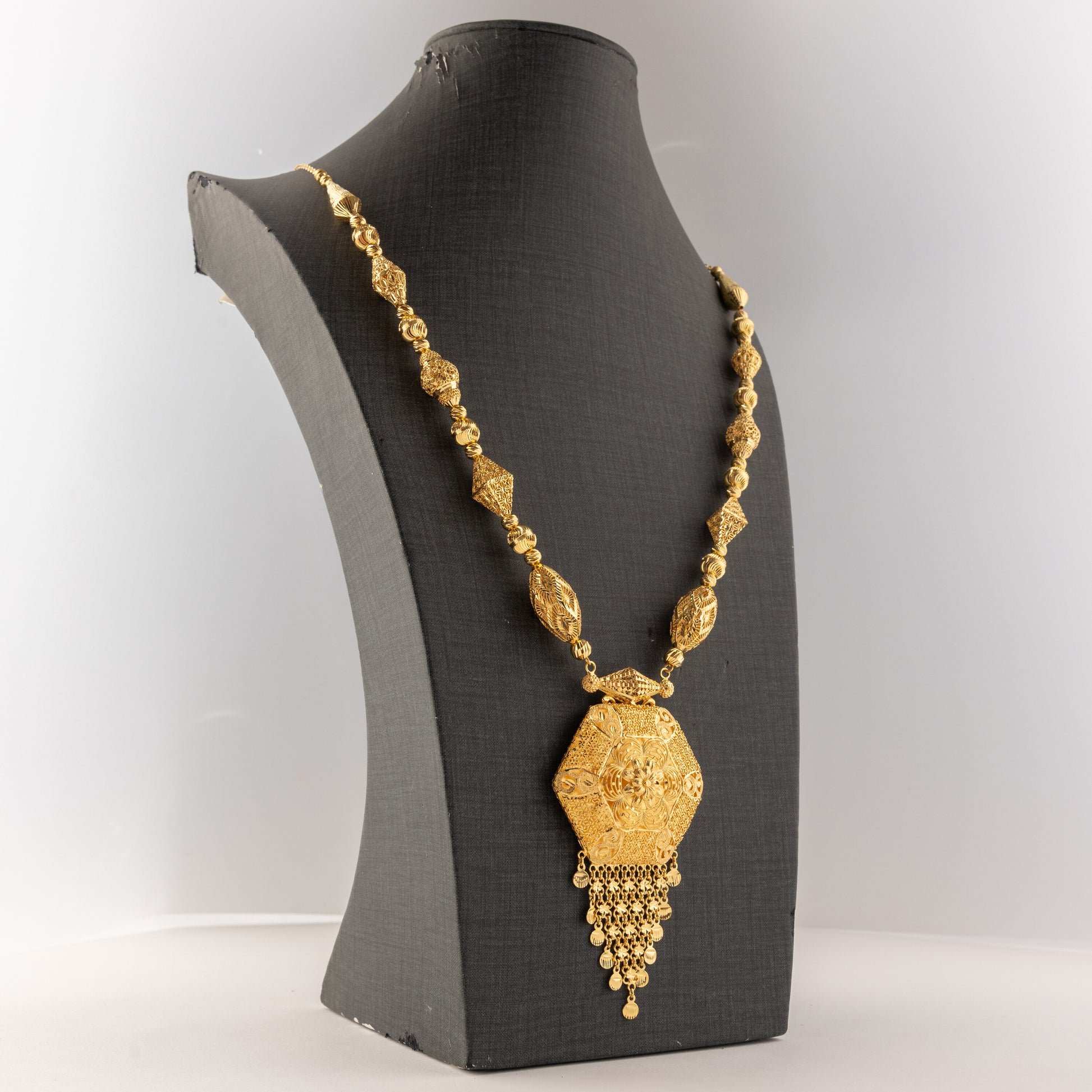 Adult Casting Mala (D65) - 925 Silver & 24K Gold Plated