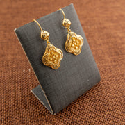 RP Earrings (D18) - 925 Silver & 24K Gold Plated