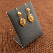 RP Earrings (D19) - 925 Silver & 24K Gold Plated