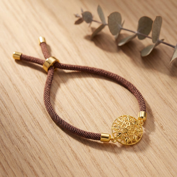 Star Thread Bracelet - Silver 925 & Gold Plated