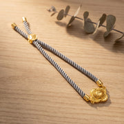 Sunburst Thread Bracelet - Silver 925 & Gold Plated