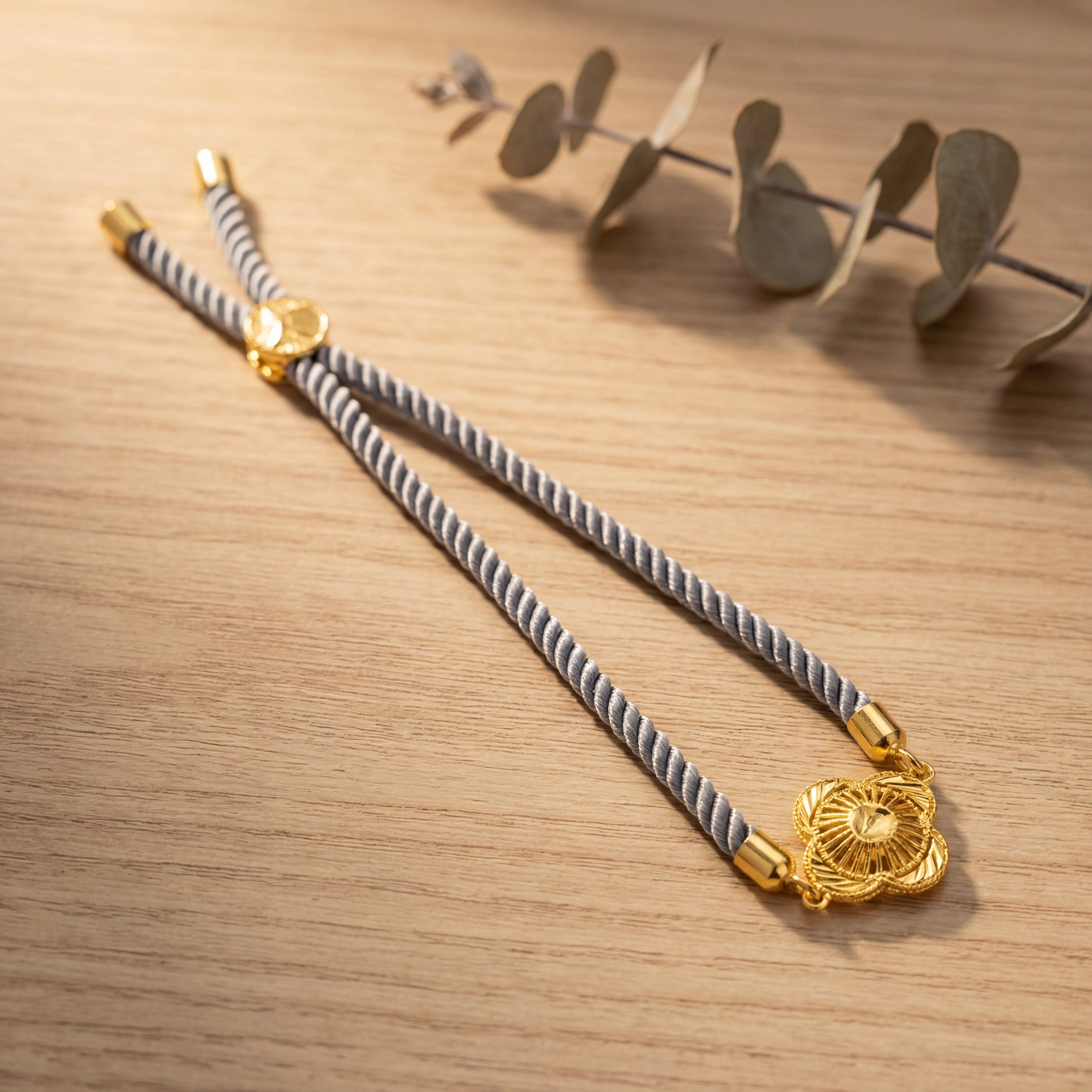 Sunburst Thread Bracelet - Silver 925 & Gold Plated