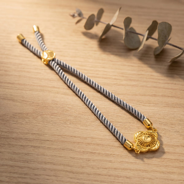 Sunburst Thread Bracelet - Silver 925 & Gold Plated