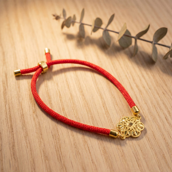 Round Thread Bracelet - Silver 925 & Gold Plated