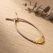 Round Thread Bracelet - Silver 925 & Gold Plated