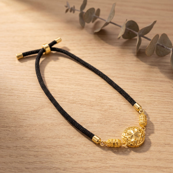 Quatrefoil Thread Bracelet - Silver 925 & Gold Plated