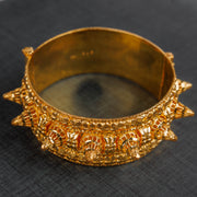 Mushawak Bangle (D11) - 925 Silver & 24K Gold Plated