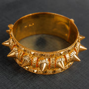 Mushawak Bangle (D14) - 925 Silver & 24K Gold Plated