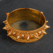 Mushawak Bangle (D20) - 925 Silver & 24K Gold Plated