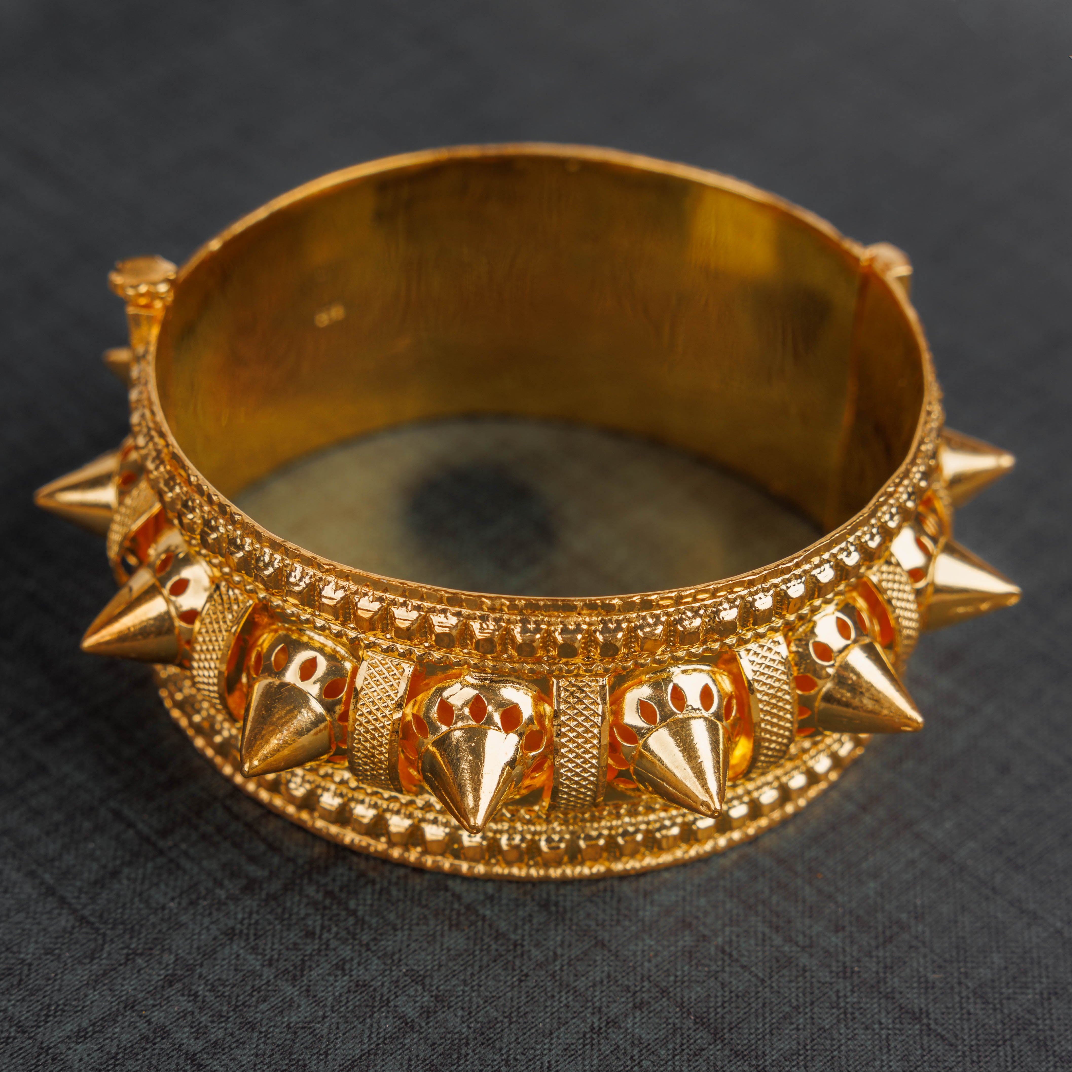 Mushawak Bangle (D23) - Silver 925 & Gold Plated