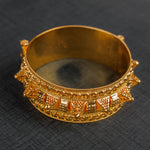 Mushawak Bangle (D34) -  Silver 925 & Gold Plated