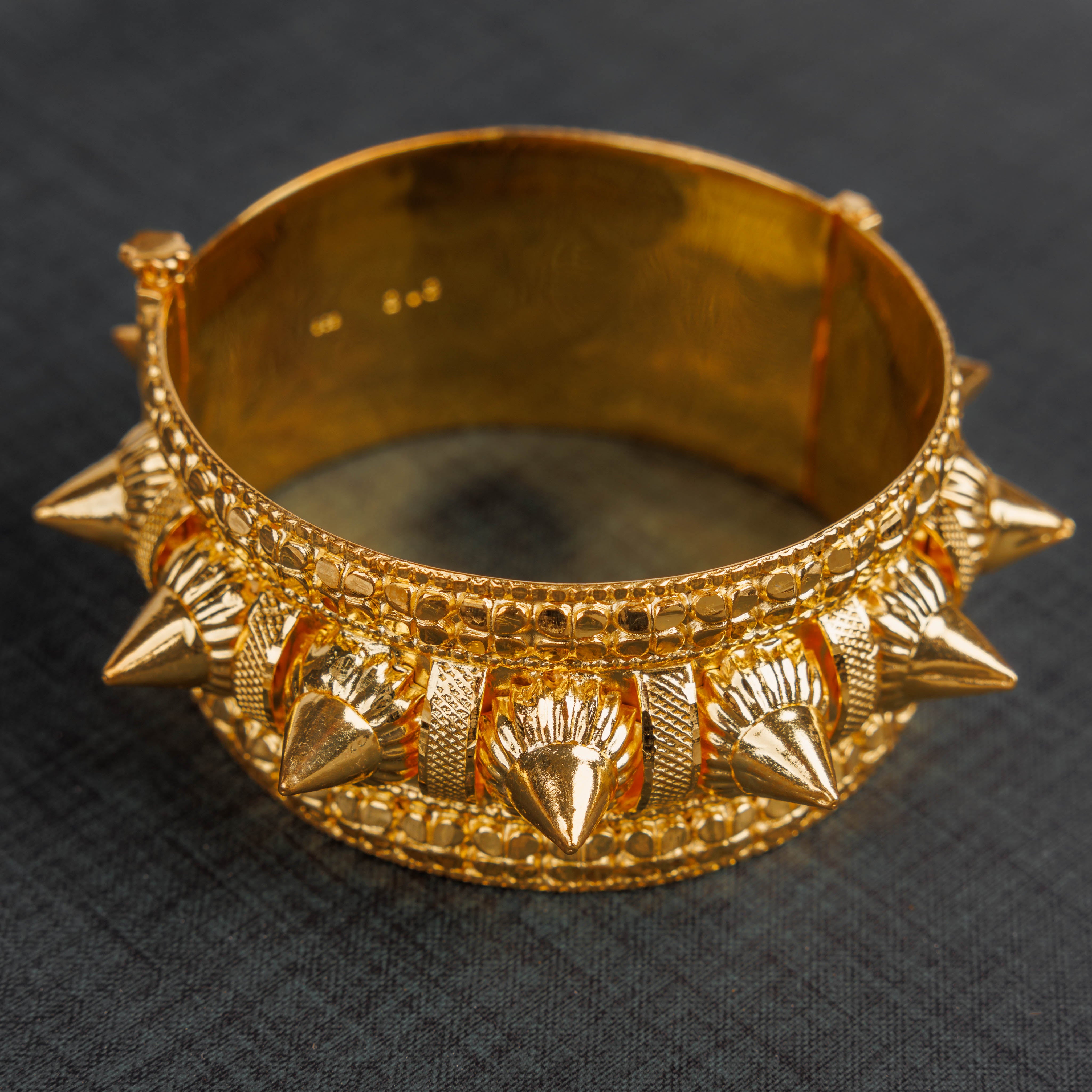 Mushawak Bangle (D35) - Silver 925 & Gold Plated