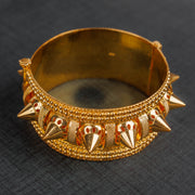 Mushawak Bangle (D41) - Silver 925 و Gold Plated