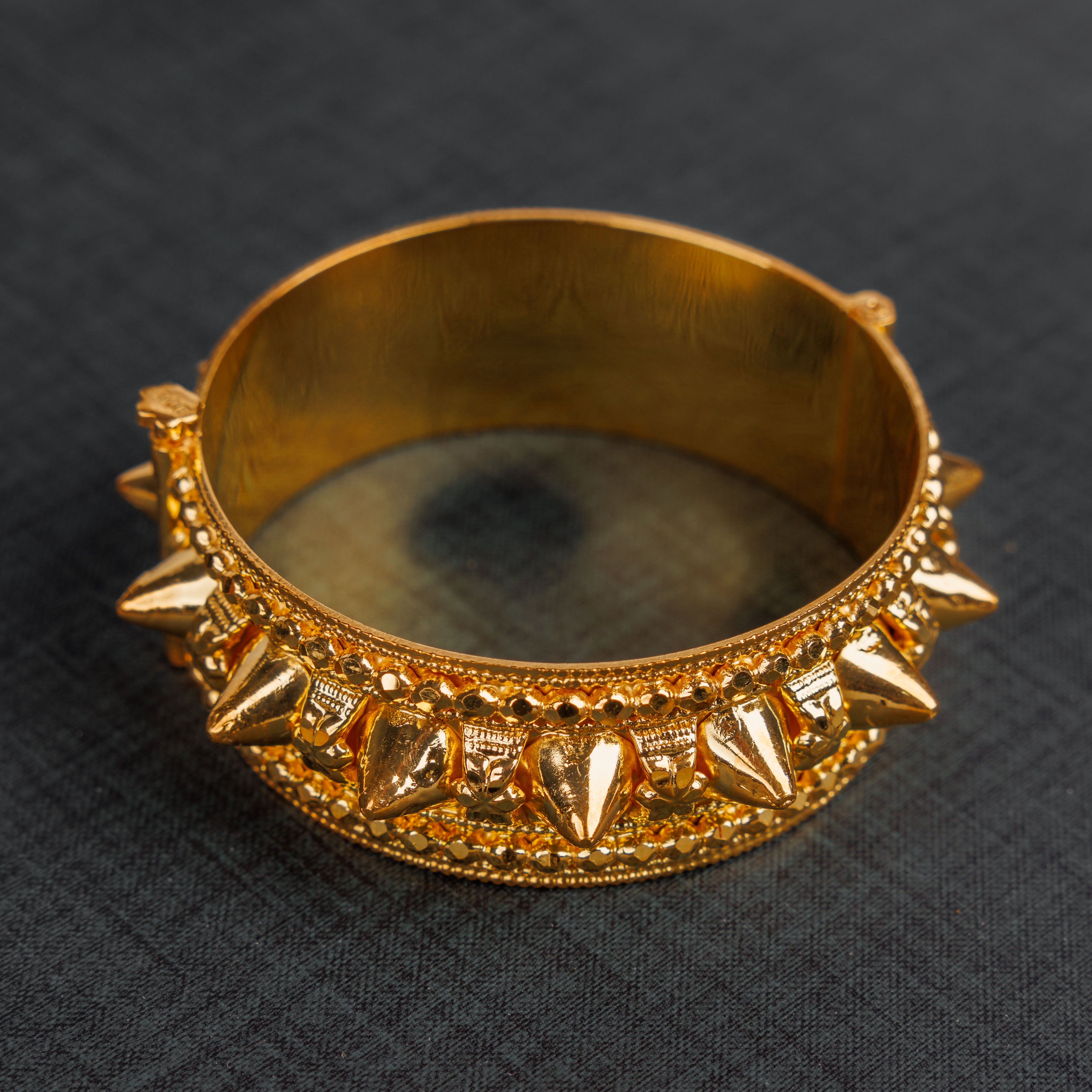 Mushawak Bangle (D45) - Silver 925 & Gold Plated