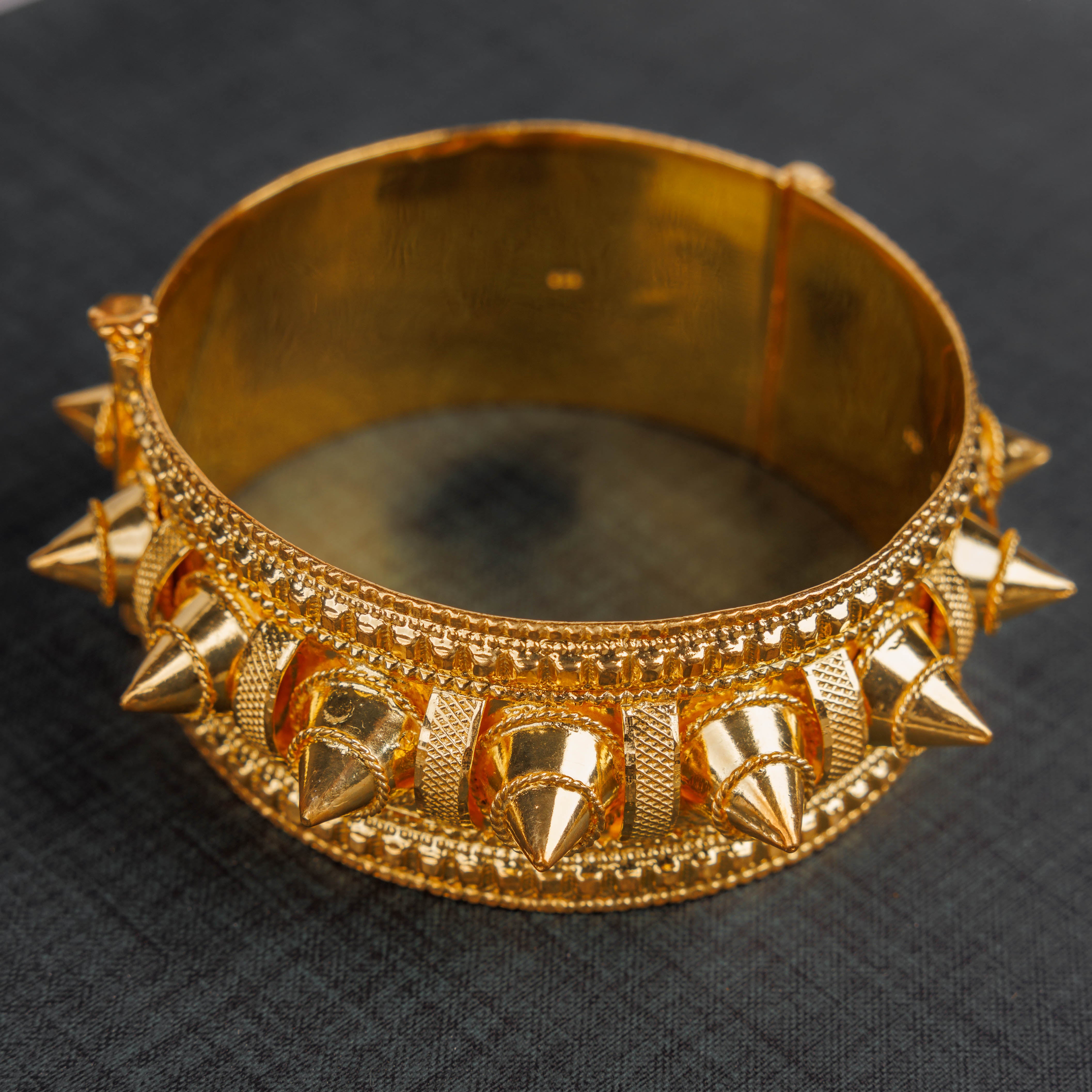 Mushawak Bangle (D7) - Silver 925 & Gold Plated