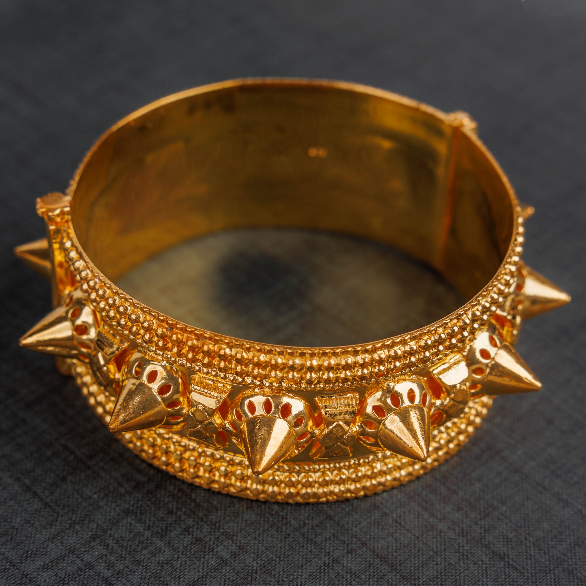 Mushawak Bangle (D9) -  Silver 925 & Gold Plated