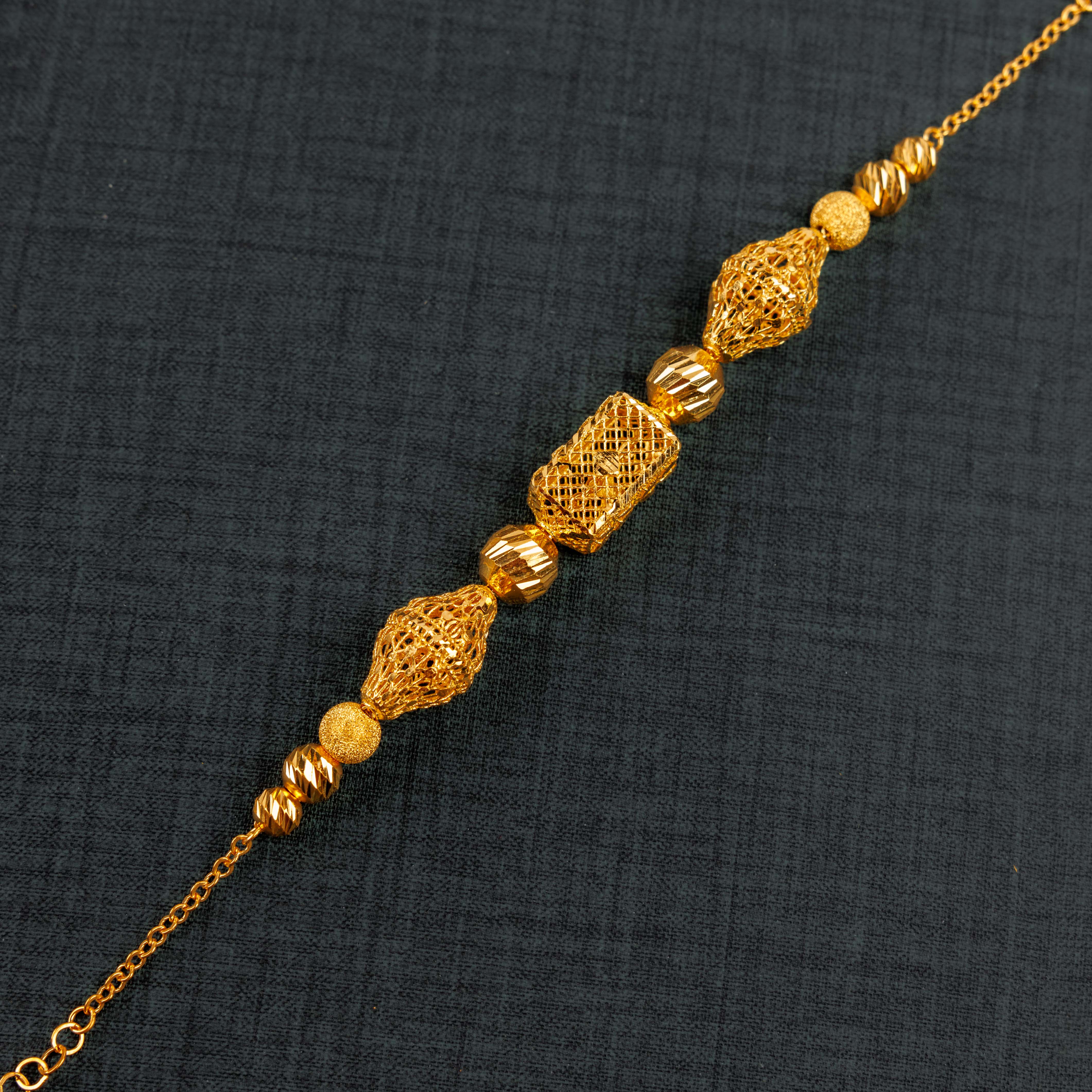 حبات RP وسوار الكرة (D15) - Silver 925 و Gold Plated