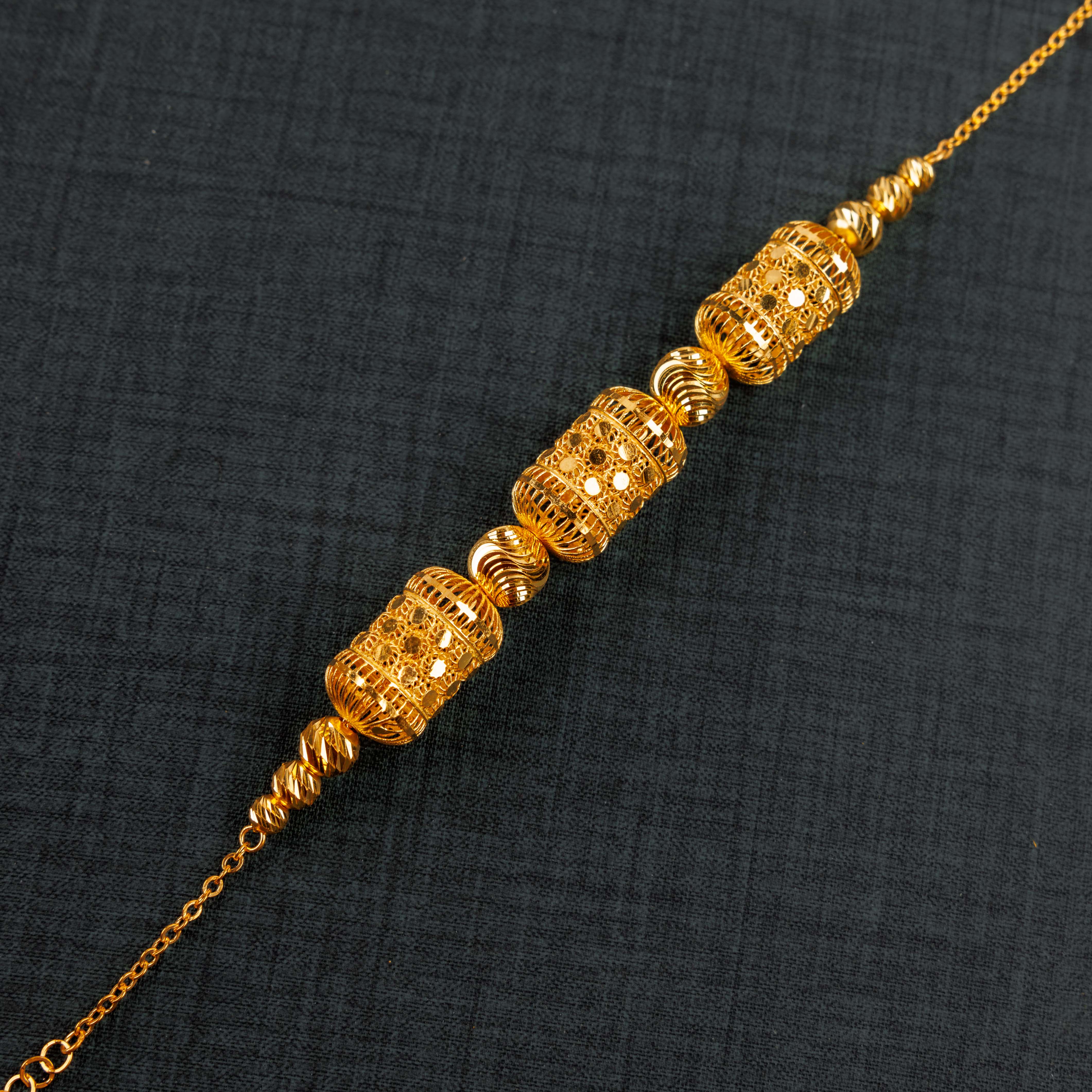 حبات RP وسوار الكرة (D17) - Silver 925 و Gold Plated