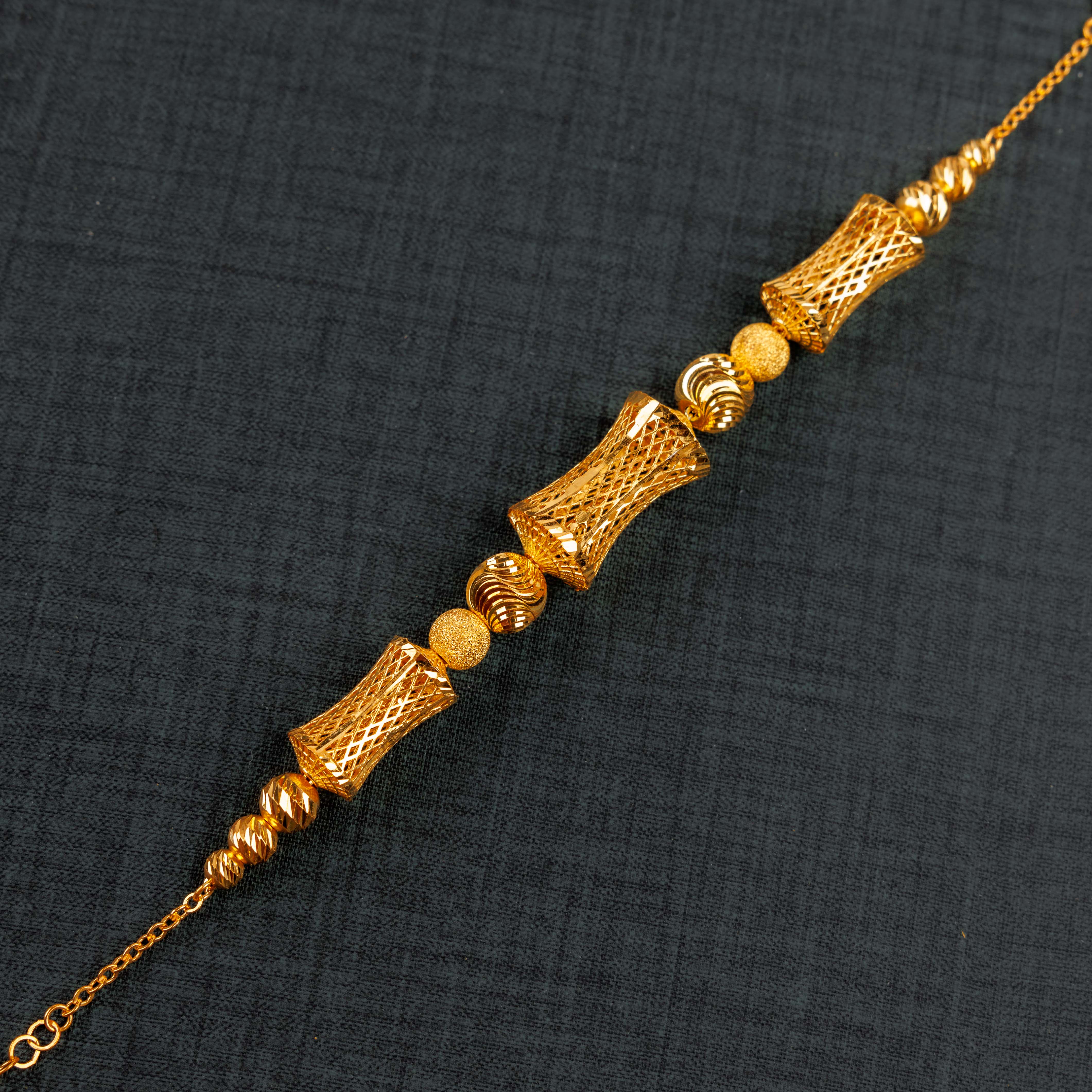 حبات RP وسوار الكرة (D19) - Silver 925 و Gold Plated