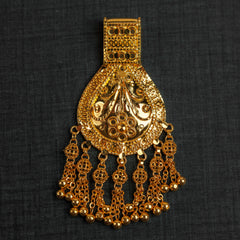 Traditional Pendant 31 - 925 Silver & 24K Gold Plated