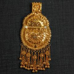 Traditional Pendant 33 - 925 Silver & 24K Gold Plated