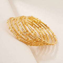 Adult's Bangles (D10-A), 925 silver 24K gold plated
