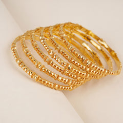 Adult's Bangles (D15-A), 925 silver 24K gold plated