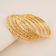 Adult's Bangles (D18-A), 925 silver 24K gold plated