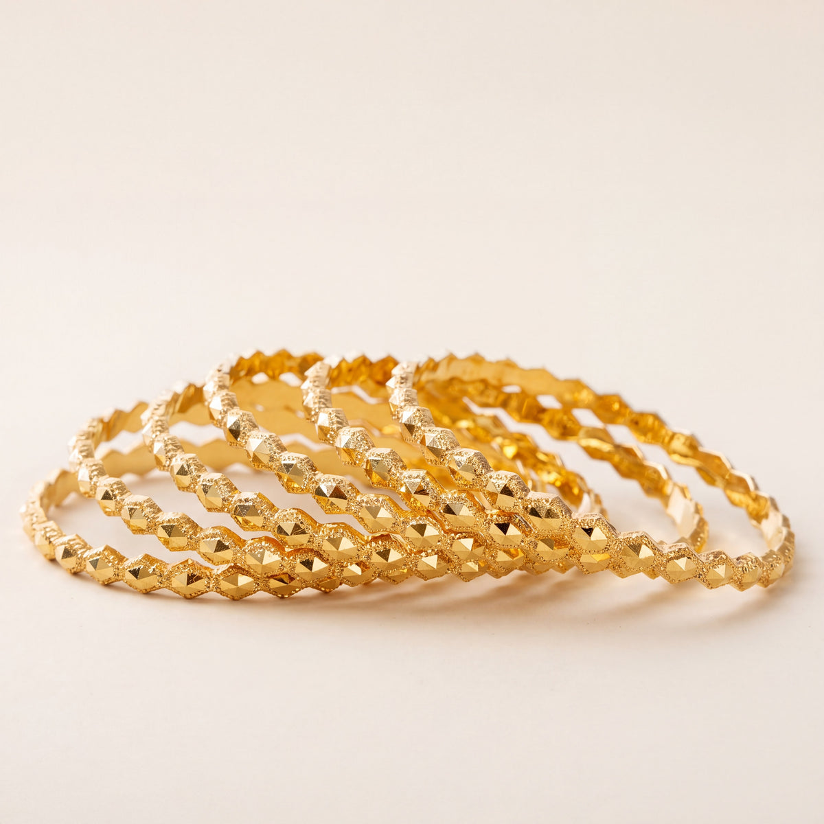 Adult's Bangles (D20-K), 925 silver 24K gold plated