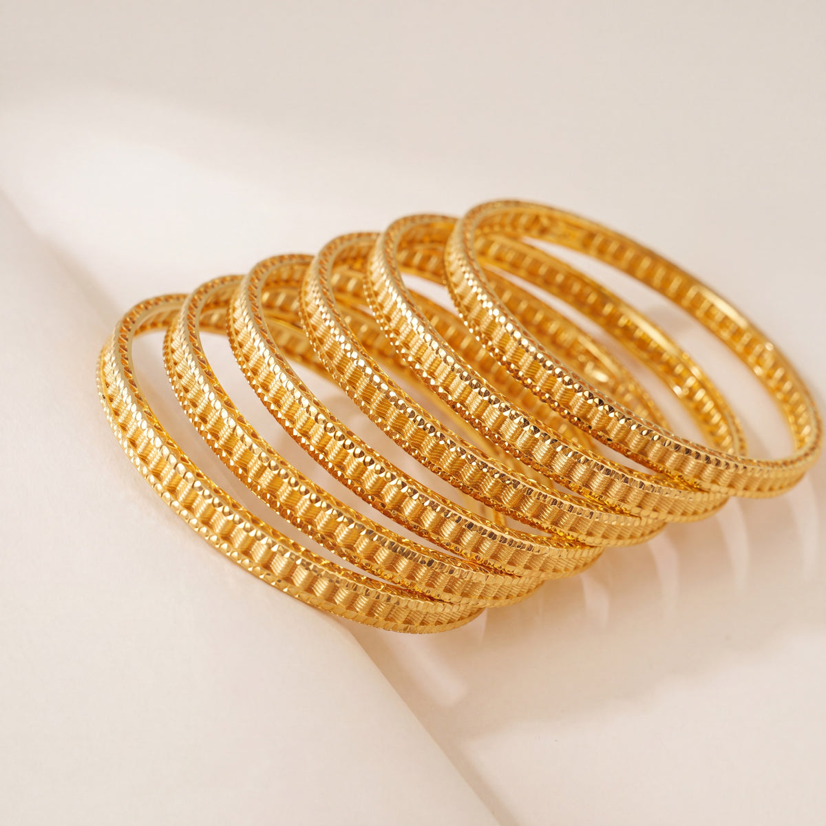 Adult's Bangles (D3-K), 925 silver 24K gold plated