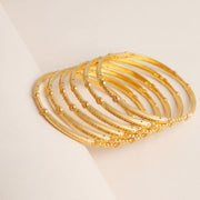 Adult's Bangles (D4-K), 925 silver 24K gold plated