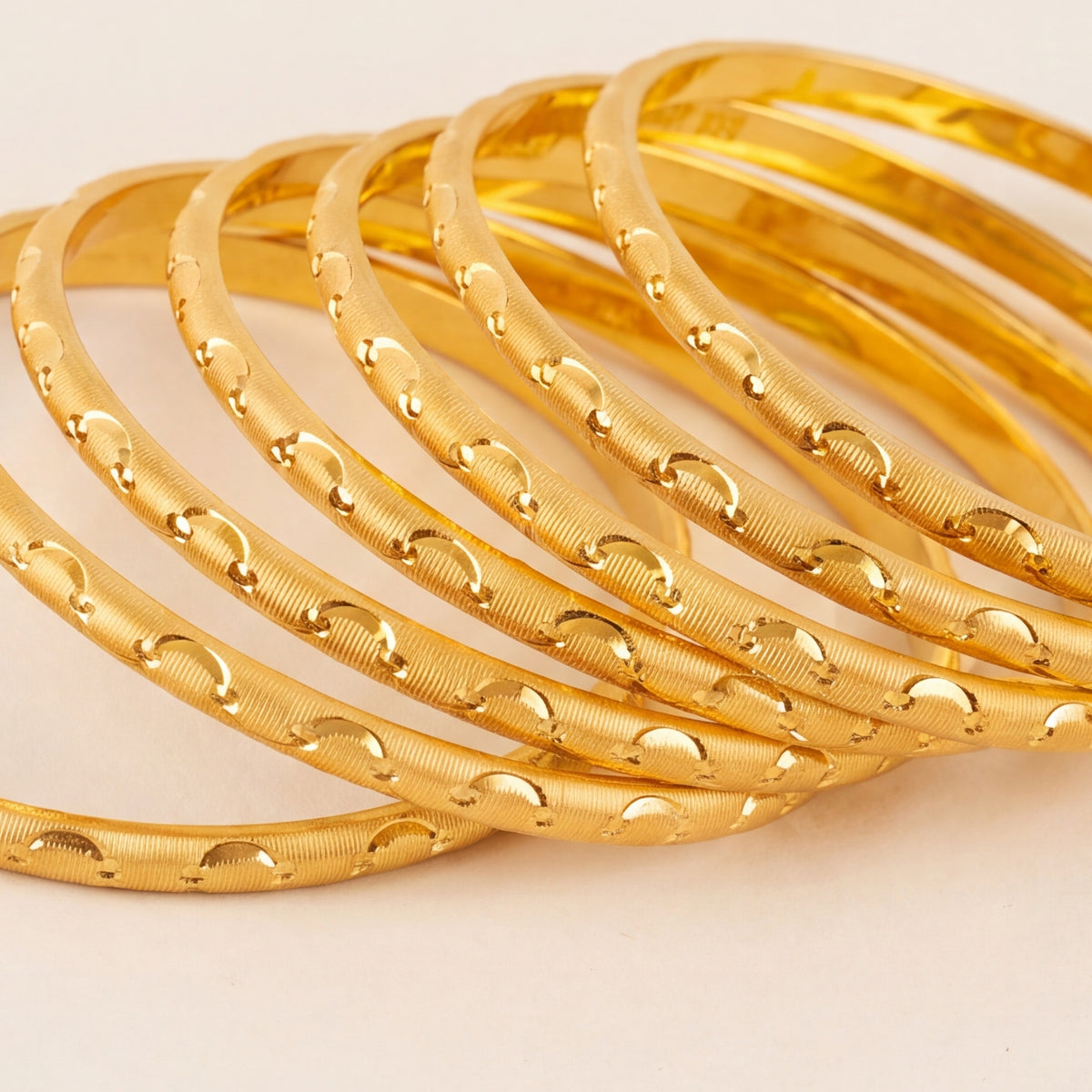 Adult's Bangles (D66-K) close-up of the design detail
