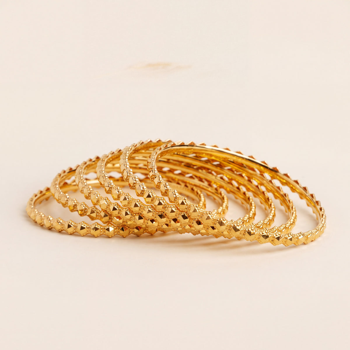 Adult's Bangles (D7-A), 925 silver 24K gold plated