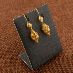 Kid's Bead Drop Earrings (D1) - 925 Silver & 24K Gold Plated - Falaq Jewellery Oman