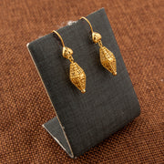 Kid's Bead Drop Earrings (D2) - 925 Silver & 24K Gold Plated - Falaq Jewellery Oman
