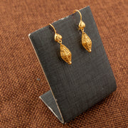 Kid's Bead Drop Earrings (D22) - 925 Silver & 24K Gold Plated - Falaq Jewellery Oman