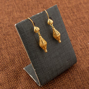 Kid's Bead Drop Earrings (D5) - 925 Silver & 24K Gold Plated - Falaq Jewellery Oman