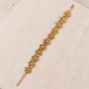 Casting Bracelet (D7) on travertine