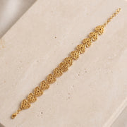 Casting Bracelet (D77) on travertine
