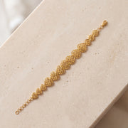 Casting Bracelet (D81) on travertine