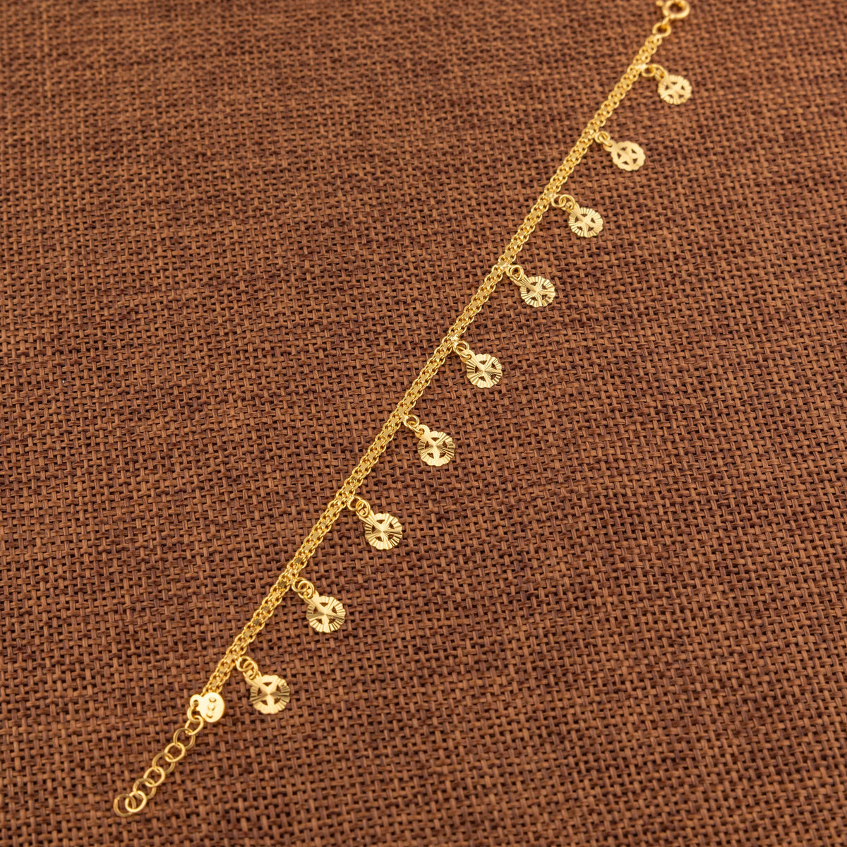 Charm Bracelet (D33) - 925 Silver & 24K Gold Plated