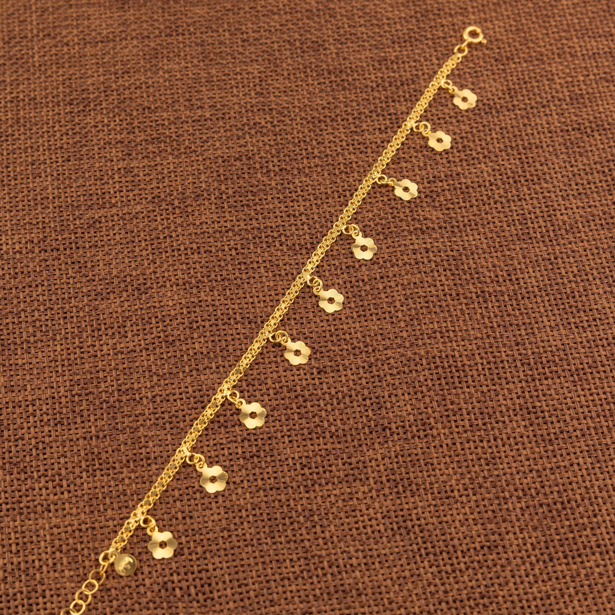 Charm Bracelet (D34) - 925 Silver & 24K Gold Plated