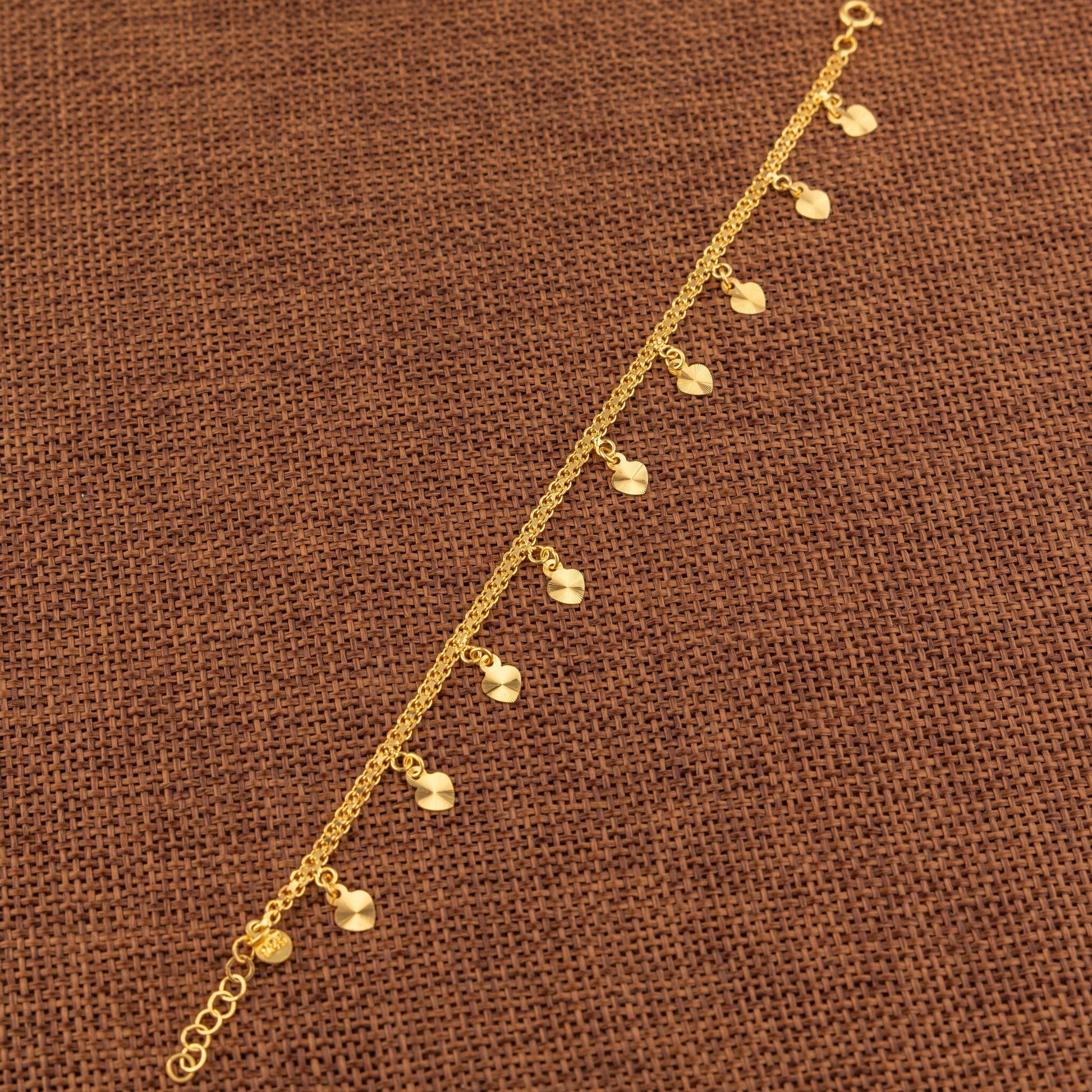 Charm Bracelet (D36) - 925 Silver & 24K Gold Plated
