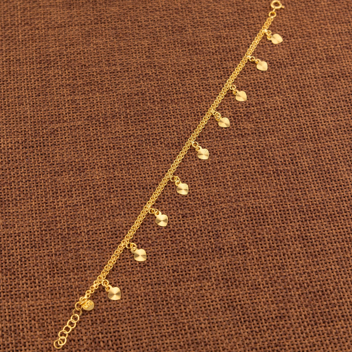 Charm Bracelet (D36) - 925 Silver & 24K Gold Plated
