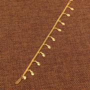 Charm Bracelet (D37) - 925 Silver & 24K Gold Plated