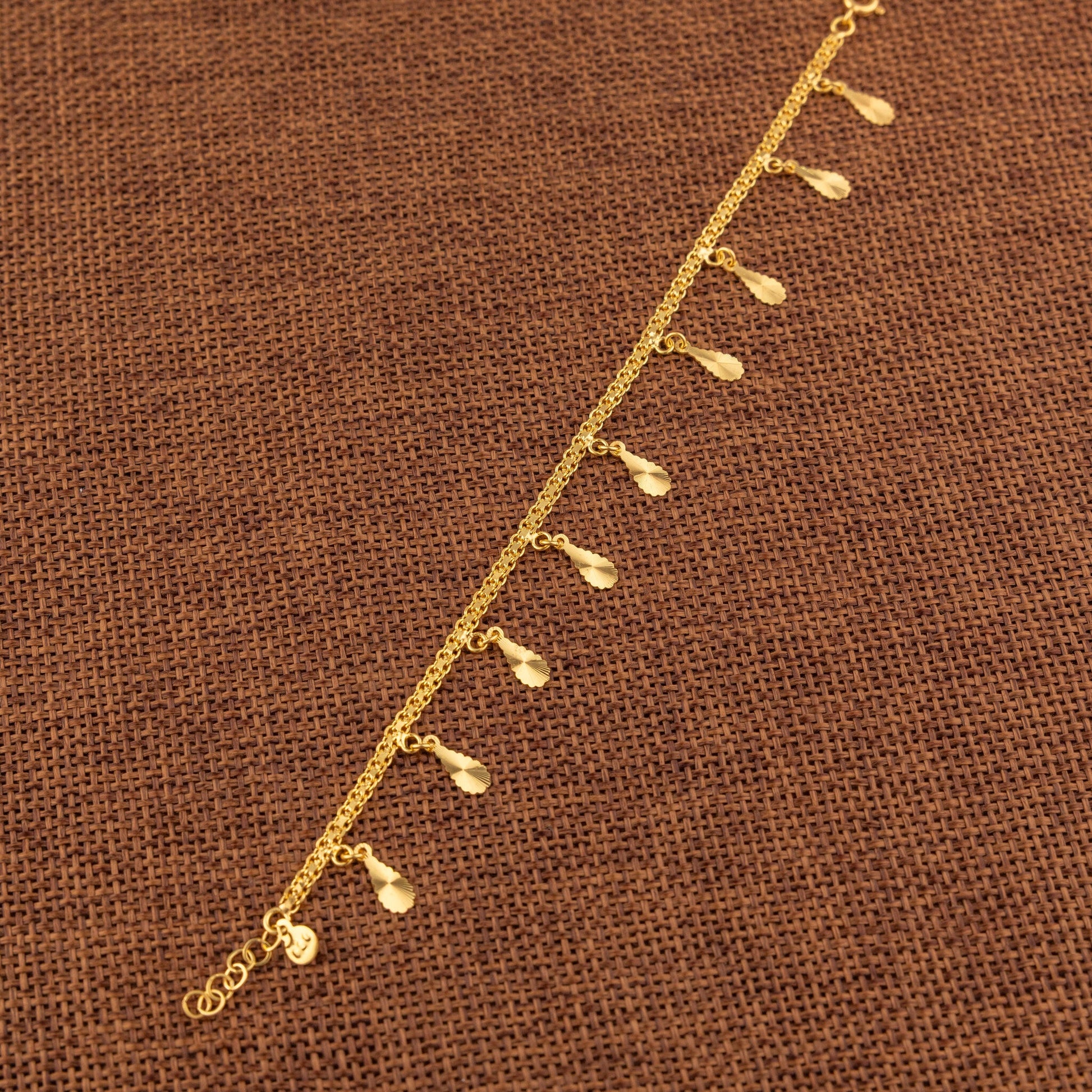 Charm Bracelet (D37) - 925 Silver & 24K Gold Plated