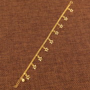 Charm Bracelet (D38) - 925 Silver & 24K Gold Plated