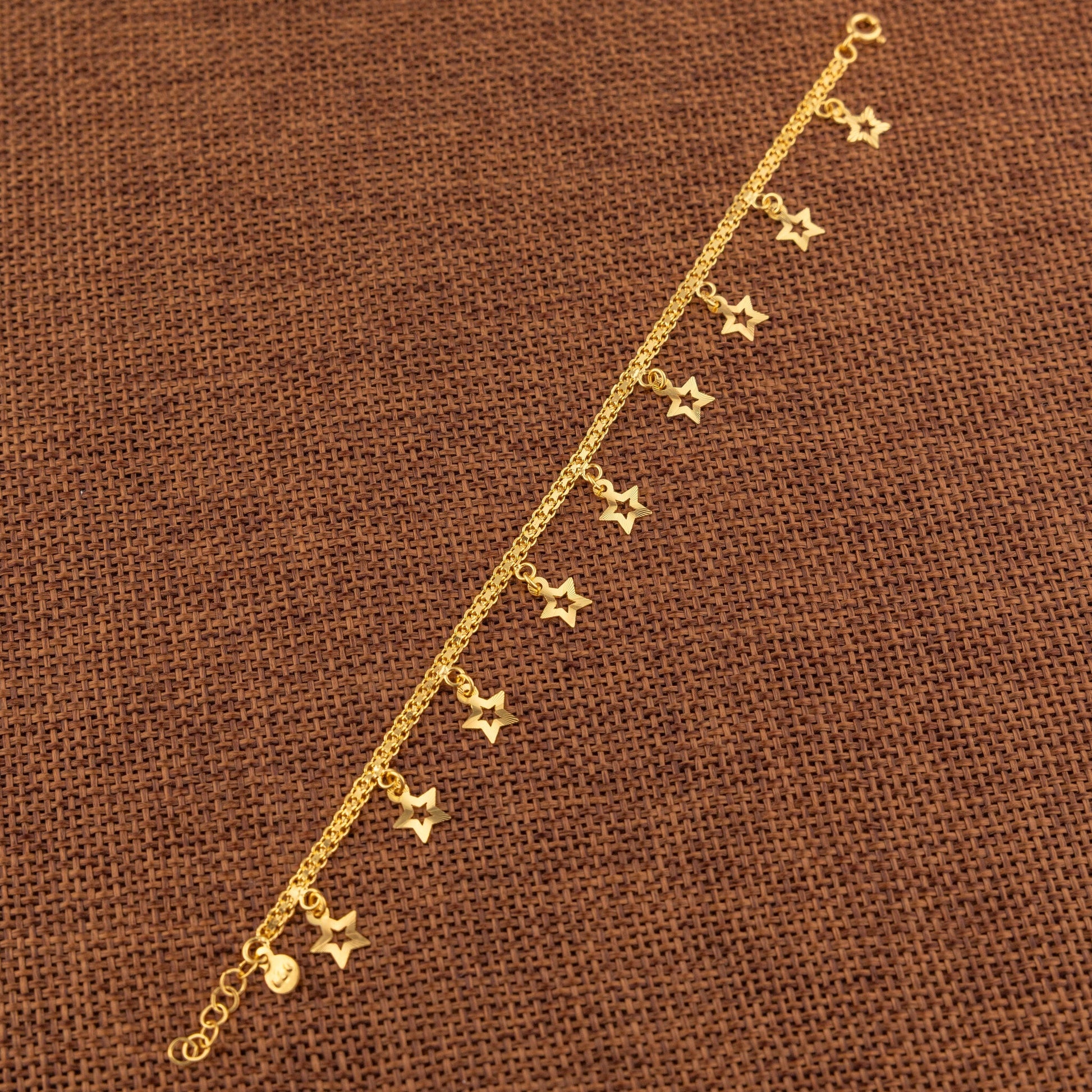 Charm Bracelet (D38) - 925 Silver & 24K Gold Plated